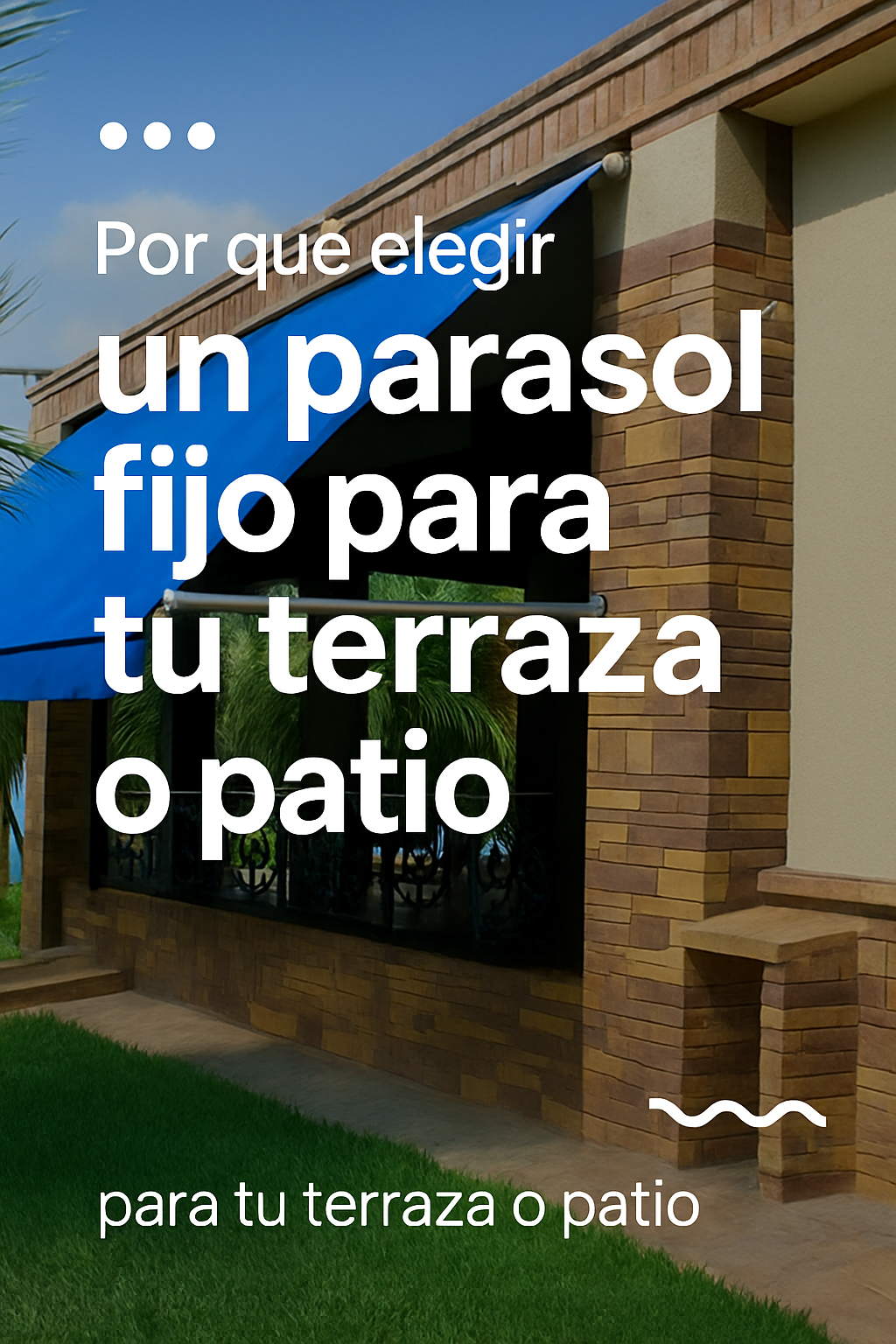 Por qué elegir un parasol fijo para tu terraza o patio