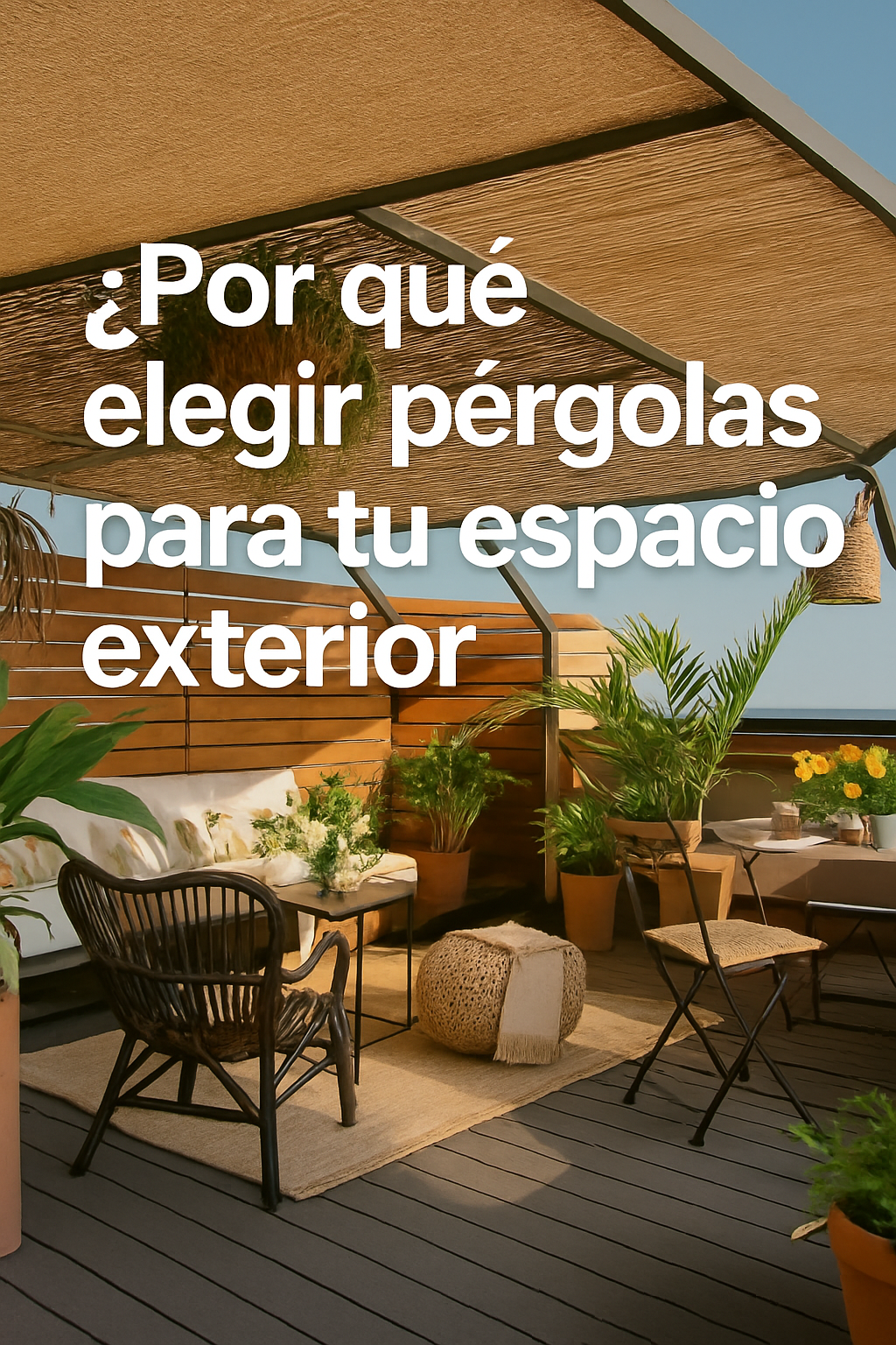 Por qué elegir pérgolas para tu espacio exterior